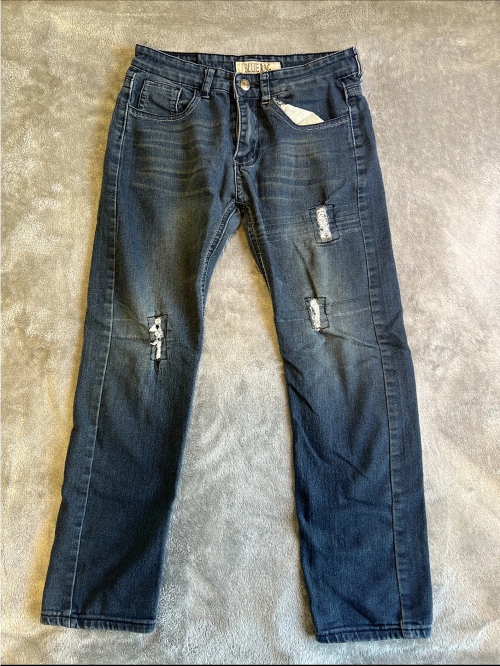 Blue Rag Boys Distressed Jeans